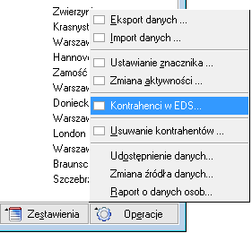 Symfonia Finanse i Księgowość 8 / 10 3. Guzik Szczegóły guzik jest aktywny jeśli dokument jest zapisany do bufora lub ksiąg i posiada e-fakturę.