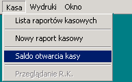 ROZDZIAŁ VI KASA Wszelkie operacje związane z gotówką zapisujemy w tzw. Raportach kasowych. Jednak przed rozpoczęciem pracy naleŝy ustalić, w jaki sposób będzie prowadzona kasa.