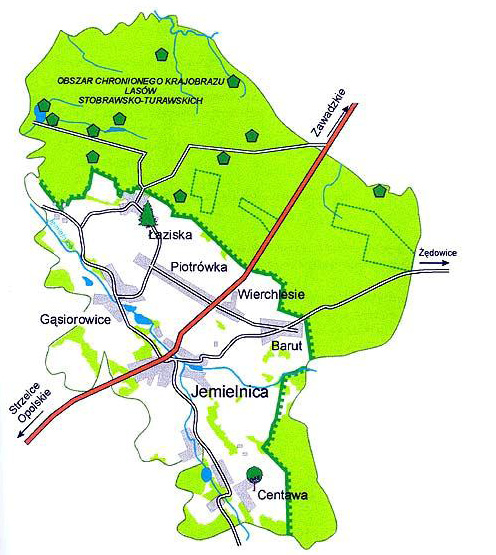 Rysunek 4. Mapa Stobrawskiego Parku Krajobrazowego Źródło: http://spk.zopk.pl/index.php?