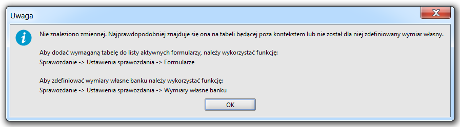 Infrmacje regule są tu prezentwane w trzech zakładkach: - dstarcza użytkwnikwi wszystkich najważniejszych infrmacji działaniu reguły - prezentuje działanie frmuły w frmie piswej.