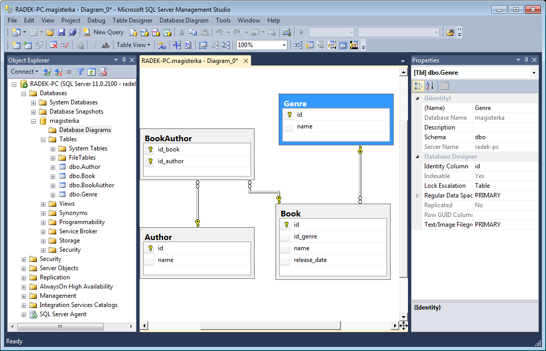 10.50 2010 SQL Server 2008 R2 Kilimanjaro 11.00 2012 SQL Server 2012 Denali Tabela 2 - Historia wydań Microsoft SQL Server 3.5. Microsoft SQL Server Management Studio Microsoft SQL Server Management