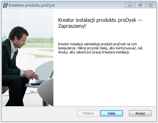 2.1. INSTALACJA PROGRAMU 2.1.1. WYMAGANIA SYSTEMOWE Sugerujemy sprawdzić wymagania systemowe prodysk przed instalacją programu: MINIMALNE WYMAGANIA SYSTEMOWE System operacyjny Windows XP, Vista, 7, 8, 2003, 2008 Microsoft.