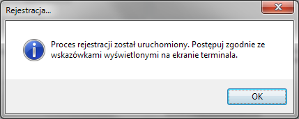 1.4 Rejestracja aplikacji Inwentaryzator z użyciem programu InwentaryzatorPC_Sync Podłączając terminal do komputera PC należy wykonać kroki z sekcji Rejestracja (rys. 18) - zakładka Narzędzia (rys.