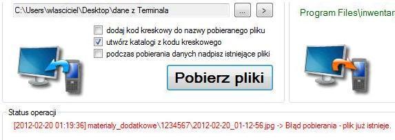 BŁĄD PRZYCZYNA: Plik nie może zostać pobrany ponieważ jest w trakcie odtwarzania na terminalu.