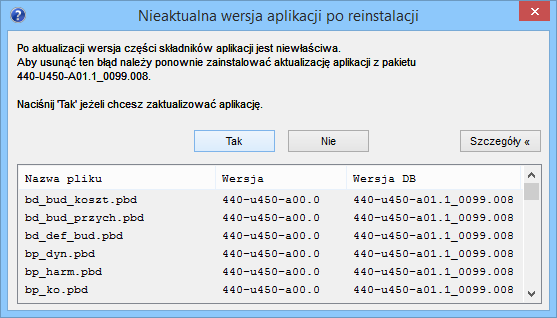 2.13.1. Aktualizacja aplikacji klienckiej SIMPLE.