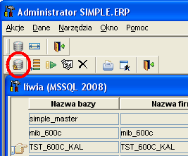 8. PROGRAMY NARZĘDZIOWE 8.1. ERPAdmin W katalogu z aplikacją kliencką SIMPLE.
