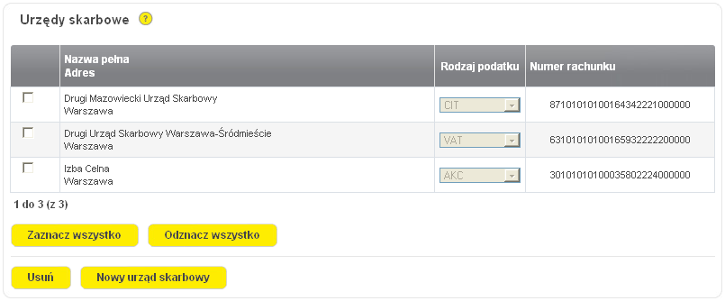 - powoduje dodanie nowego kontrahenta do grupy wraz z odpowiednim komunikatem i przejście do ekranu Kontrahenci. 9.5.