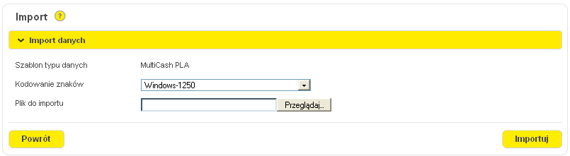 Aby przenieść jedno lub wszystkie pola na listę wybranych elementów należy kliknąć Dodaj lub Dodaj wszystkie.