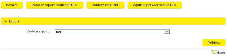 Rachunek beneficjenta numer lub część numeru rachunku Beneficjenta Kwota kwota w przedziale od-do Status płatności status płatności (Wszystkie, Zrealizowane, Odrzucone) - Wybranie tego przycisku