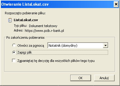 Pod widocznymi na liście lokatami znajduje się pole Podsumowania pokazywane są tutaj sumy wartości lokat dla każdej waluty - Wybranie przycisku umożliwia utworzenie pliku w formacie PDF zawierającego