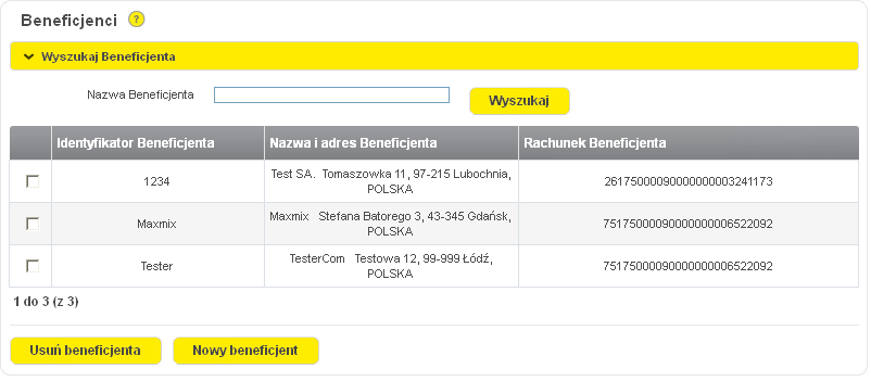 Jeżeli po podpisaniu dyspozycji schematy akceptacji nie zostały spełnione (użytkownik nie ma jednoosobowego uprawnienia do podpisywania dyspozycji dotyczących akredytywy dokumentowej) dyspozycja