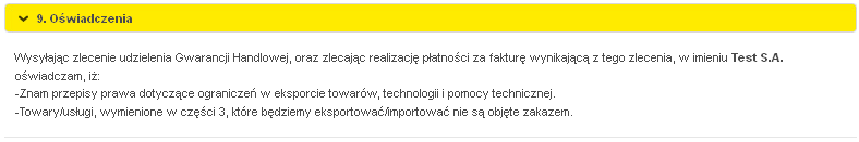 Limit odnawialny, zgodnie z umową nr..., lub Limit nieodnawialny, zgodnie z umową nr.