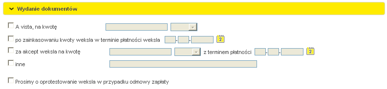 - w przypadku, gdy dane kontrahenta są wypełniane ręcznie i dany kontrahent nie został wcześniej zdefiniowany w bazie, istnieje możliwość dodania go do bazy z tego poziomu.