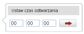 6 Odtwarzanie Odtwarzanie Aby otworzyć okno wyszukiwania i odtwarzania nagrań należy wybrać zakładkę Odtwarzanie z górnego paska menu. UWAGA!