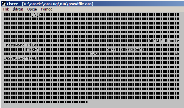 SQL*Plus startup, shutdown SQL*Plus etapy otwierania/zamykania bazy SQL> connect sys as sysdba Enter password: Connected. SQL> shutdown normal Database closed. Database dismounted.