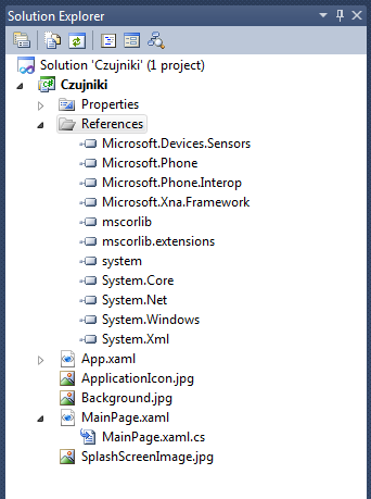 Obsługa urządzeń zewnętrznych using Microsoft.Devices.
