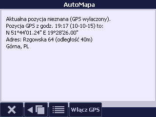 Roboty drogowe Wypadek 2.14 Menu Wypadek Funkcja Wypadek pozwala na szybki dostęp do informacji przydatnych w sytuacji kryzysowej.