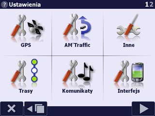 3.3 Menu Ustawienia Korzystając z menu ustawień (opcja Ustawienia w menu głównym), można zmienić wiele przydatnych parametrów programu zgodnie z własnymi upodobaniami i wymaganiami urządzenia. 3.3.1 Ustawienia: Interfejs Dzięki ustawieniom interfejsu można zmienić wygląd ekranu i dostosować go do własnych preferencji.