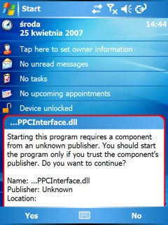 Wybór PC/Tablet PC oznacza przeprowadzenie instalacji oprogramowania na komputerze, na którym uruchomiony został proces instalacji.