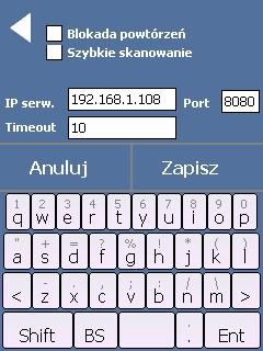 Strona29 ARKUSZ NA TERMINALU Aby pobrać na terminal arkusz spisowy utworzony w programie ICE należy usunąć zaznaczenie Bufora (zapisać zmianę) i uruchomić