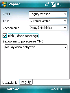 8. Zapora Zapora kontroluje cały przychodzący i wychodzący ruch sieciowy przy użyciu mechanizmu zezwalania na pojedyncze połączenia lub ich odmawiania na podstawie określonych reguł filtrowania.