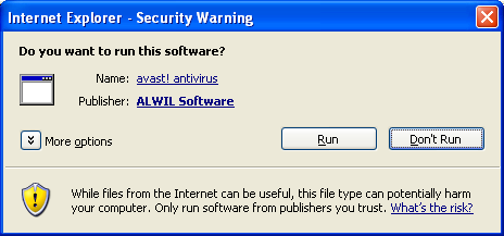 Krok 2. Zainstalować program avast! Internet Security 7.0 na komputerze Aby zainstalować programu avast! Internet Security 7.0 na komputerze, należy uruchomić plik instalacyjny.