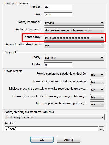 Współpraca SODiR Off-line Program Kadry i Płace dostosowano do współpracy z programem SODiR Off-line w wersji 9.25.