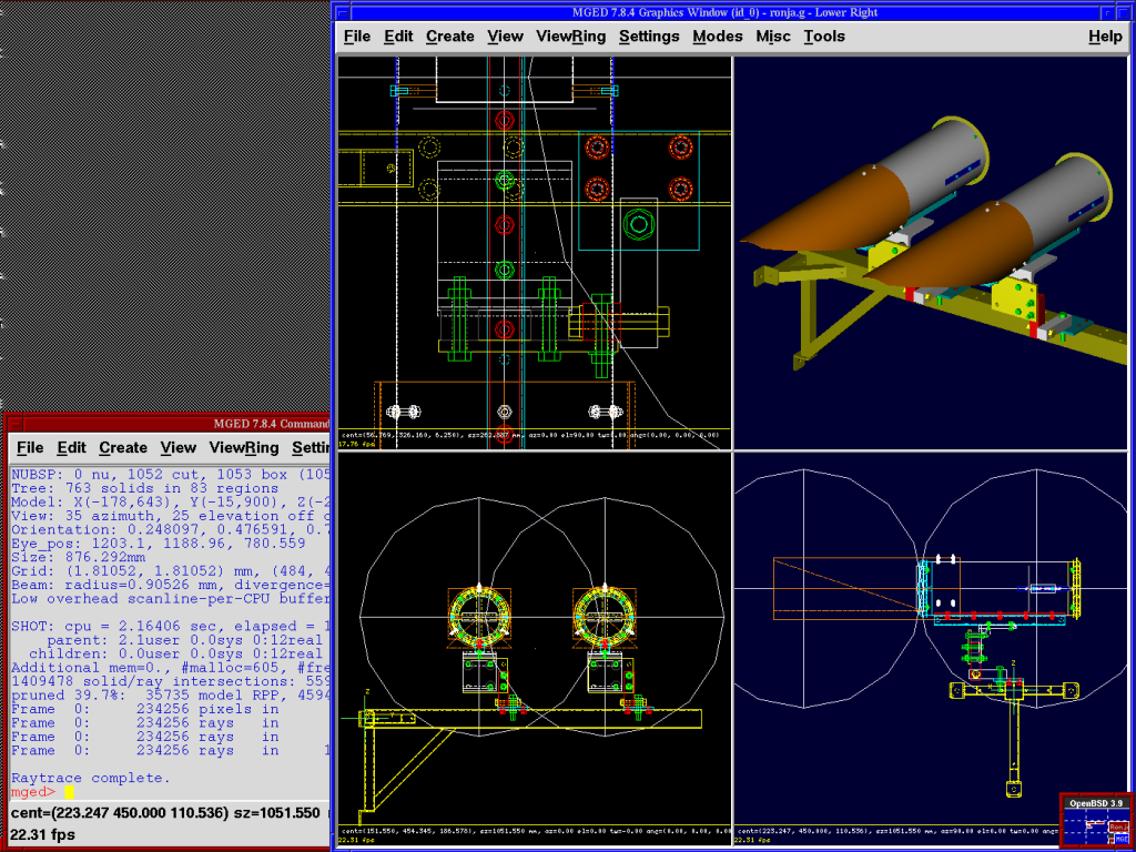 BRL-CAD mged GUI