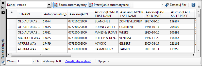 3 Tworzenie nowej mapy. Kliknij menu Plik Nowy. Wybierz szablon map2d.dwt. 4 Do mapy przypisz układ współrzędnych. Przełącz Panel zadań na Eksploratora mapy.