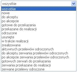 Ułożone określa sposób sortowania danych. Odwrotnie zaznaczenie parametru odwraca kolejność dokumentów na raporcie Od dnia do dnia pozwala na określenie zakresu dat do raportowania.