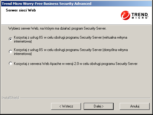 Podręcznik instalacji programu Trend Micro Worry-Free Business Security 7.