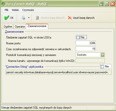 Rys. 22 Baza danych MS SQL Rozwiązywanie