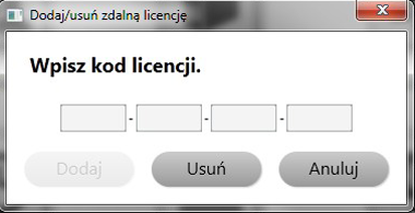 Dodawanie i usuwanie zdalnej licencji Dodawanie i usuwanie zdalnej licencji Zdalne udostępnianie tablicy jest opcjonalne.