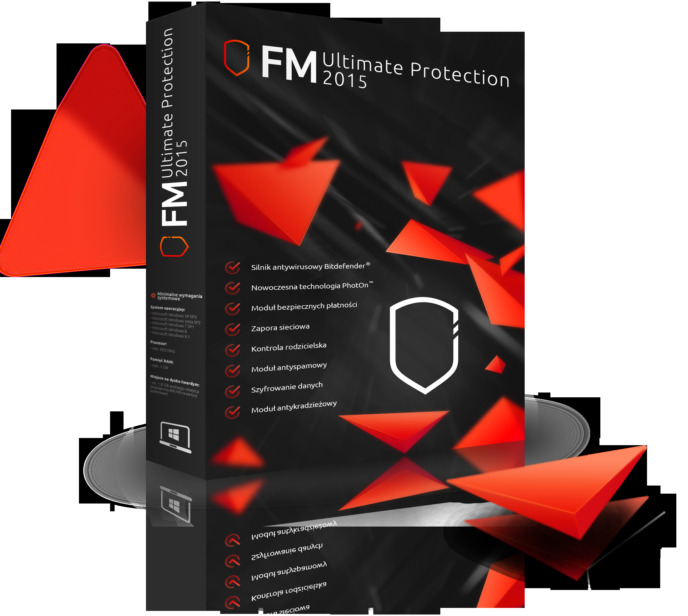 FM Ultimate Protection 2015 zawiera najnowocześniejsze na rynku oprogramowania antywirusowego technologie, które zapewniają niezrównaną ochronę Twojego komputera PC.