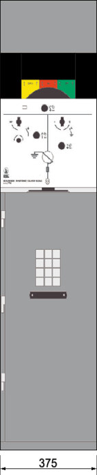 FIM VT unit with disconnector and fuses Zespół przekładnika napięciowego z odłącznikiem i bezpiecznikami IAC: A-FL 12.