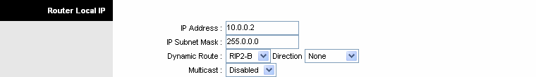 LAN Cerberus ADSL2+ Lite (P 6311-07) Ta zakładka umoŝliwia zmianę ustawień sieci LAN, takich jak adres IP routera. Adres ten jest dostępny tylko w sieci LAN i nie jest dostępny z sieci Internet.