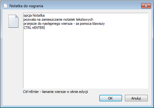 Konsola 2 Podręcznik użytkownika Część parametrów np. Komentarz, Poziom (bezpieczeństwa), lub pola użytkownika (User 1 User 5) może być modyfikowana bezwarunkowo.