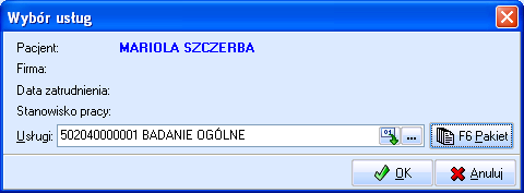 3. Pracownicy Terminarz w panelu informacyjnym widoczna jest stosowna informacja praz w polu odpowiedniej wizyty, wyświetlany jest sygnał komunikujący o konieczności zapoznania się z dokumentacją,