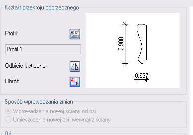 Allplan BIM Architektura 135 do pomocniczego okręgu, który określasz w czasie definiowania geometrii.