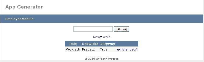 Zakończ pracę serwera WWW klikając