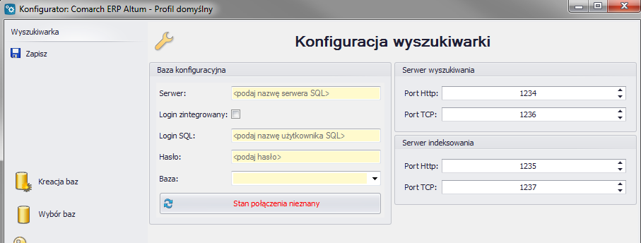 6.4.4. Konfiguracja komunikatora Za pomocą Konfiguratora można również skonfigurować komunikator.