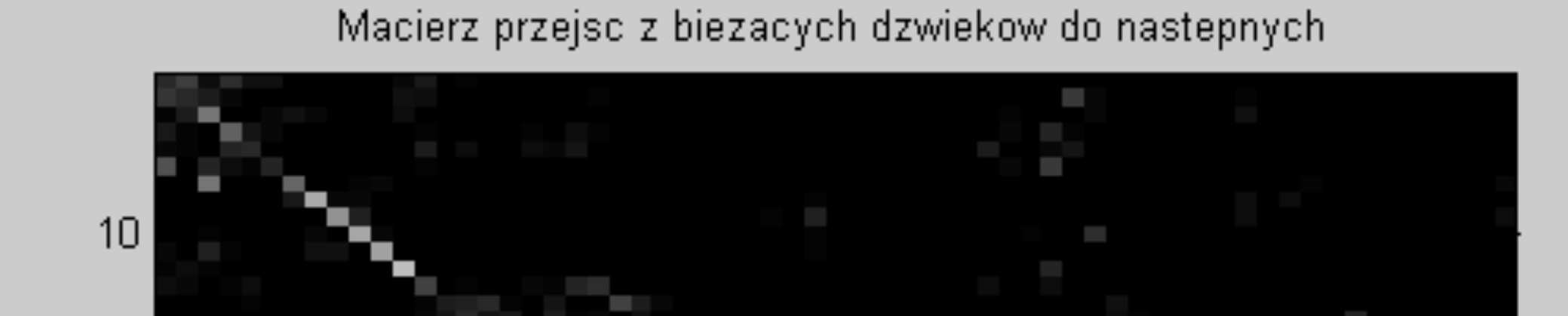 Łańcuch Markowa zastosowany w proponowanym podejściu korzysta z macierzy tranzycji zbudowanej na podstawie analizy utworzonych wcześniej struktur danych.