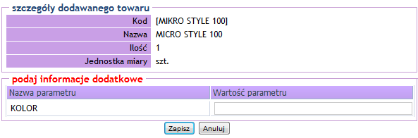 W przypadku wybrania w konfiguracji WWW pobierania magazynów wg karty kontrahenta i zdefiniowaniu na karcie kontrahenta domyślnego magazynu <wszystkie> w aplikacji będzie prezentowany stan na