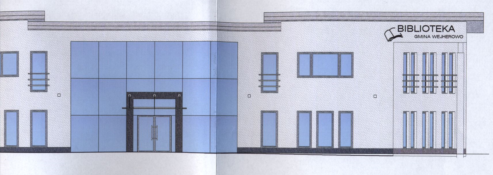 Wizja - Biblioteka Publiczna Gminy Wejherowo w Bolszewie - nowoczesne centrum wiedzy, kultury i czytelnictwa filia biblioteczna (zrealizowana) - biblioteka