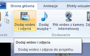 24 Wimmer Windows Live Movie Maker 2011: Wybieranie materiału do filmu Rozdział 4. WYBIERANIE MATERIAŁU DO FILMU Jak już wiemy, wizualnym tworzywem filmu są klipy wideo i fotografie.