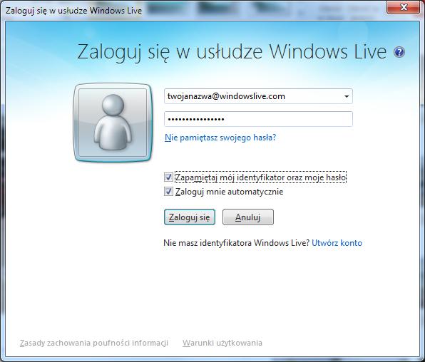 80 Wimmer Windows Live Movie Maker 2011: Serwisy społecznościowe Przede wszystkim musisz się zalogowad, korzystając z utworzonego wcześniej identyfikatora Windows Live.