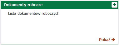 Sprawy W celu sprawdzenia zawartości Dokumentów roboczych należy: Po zalogowaniu w oknie głównym "Sprawy" w sekcji