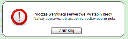 Sprawy Użytkownik ma możliwość poprawy ewentualnych błędów.