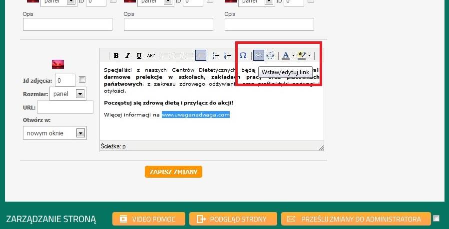 11) Zamieszczanie linkowania w tekście Gdy chcą Państwo gdzieś odesłać czytelnika, np.