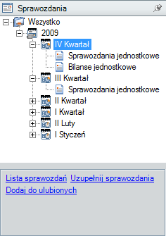 4. Moduł Sprawozdania 4.1. Funkcje modułu Sprawozdania Moduł służy do obsługi sprawozdawczości budżetowej i bilansów.